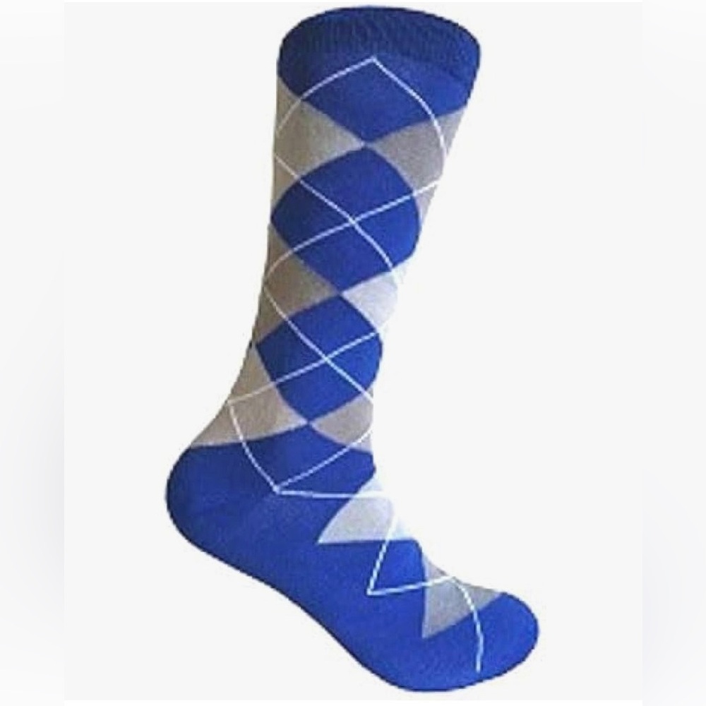 Triple M Plus Men’s Royal Blue Dress Socks 10-13